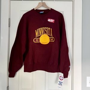 Vintage University of Minnesota U of M 90s Champion sweatshirt NWT Large